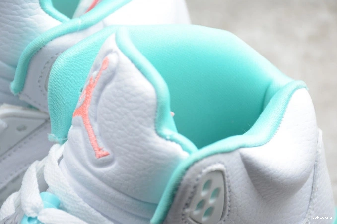 Rep TBkick Air Jordan Light Aqua 5 GS 440892-100 0723